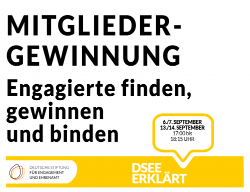 Mitgliedergewinnung – Engagierte finden, gewinnen und binden