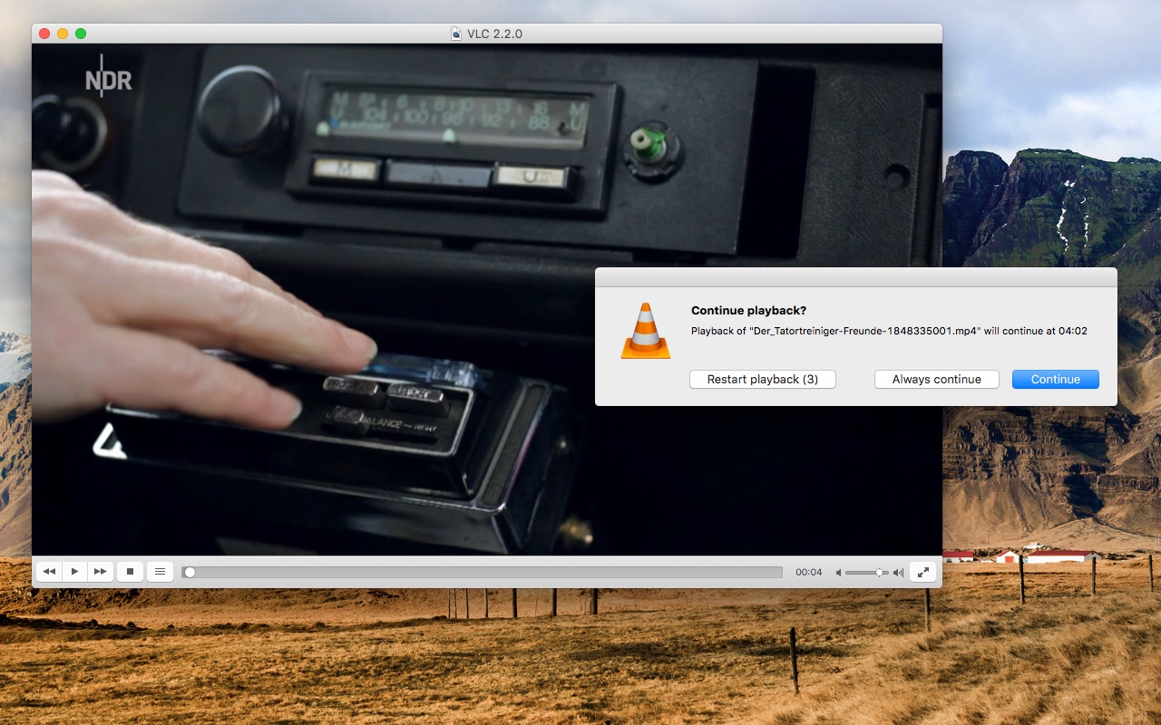 Screenshot VLC Media Player