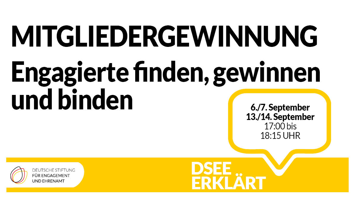 Verinsschule: Positionen, Rechte und Aufgaben für meinen Verein. DSEE erklärt