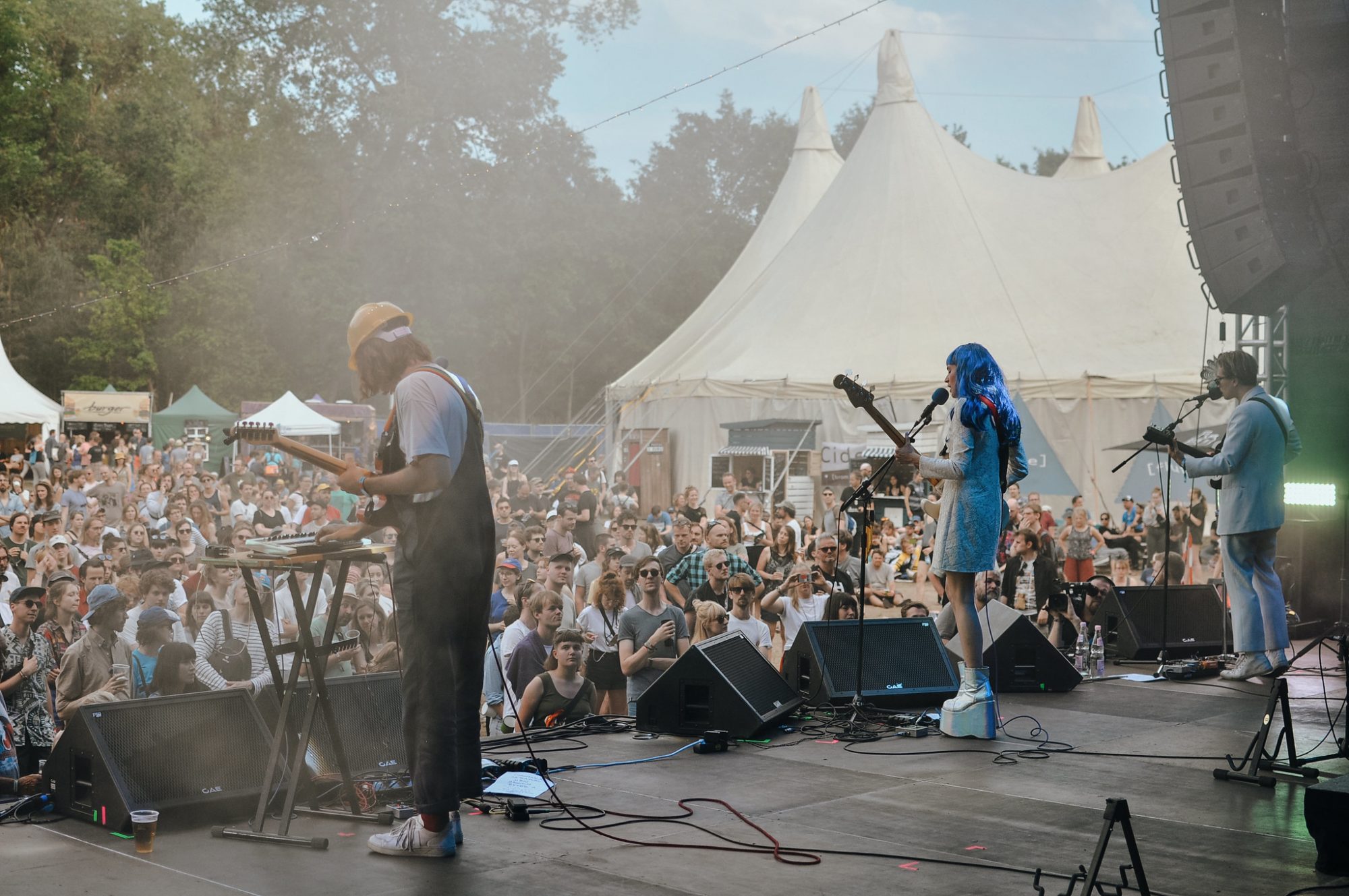 Band auf der Bühne, Foto vom Immergut-Festival, © Nina Sartorius